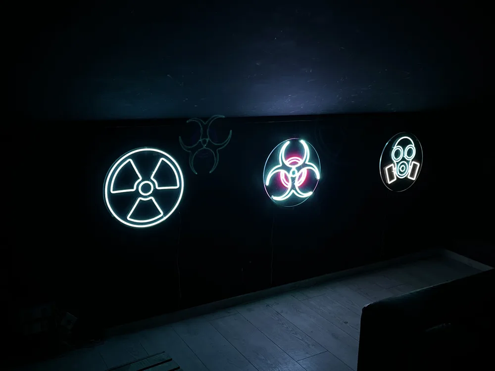 LED Neon reklama zid
